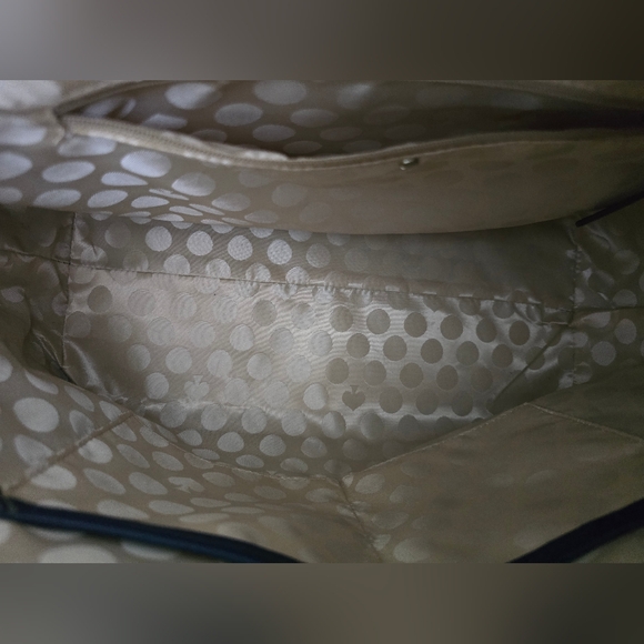 Gorgeous Kate Spade Tote Purse, Navy Blue - Picture 14 of 15